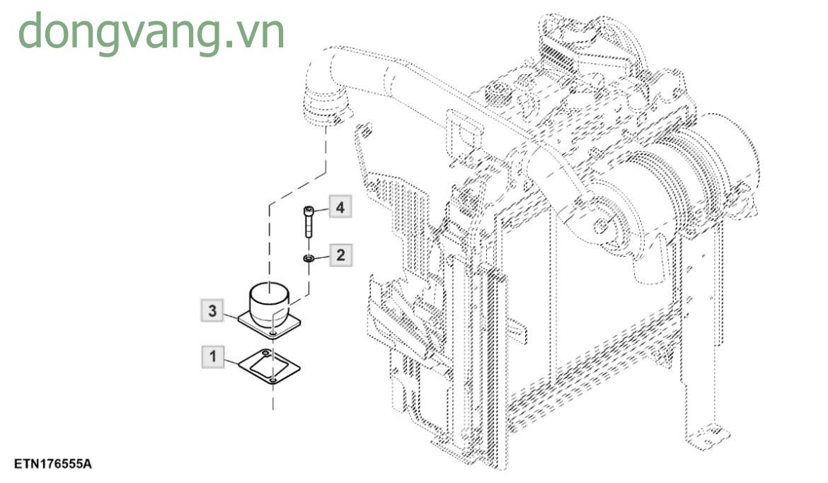 Mounting Parts, Air Intake Assembly (For North India) - ST931239